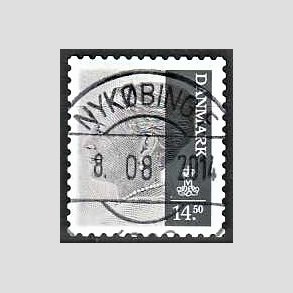 FRIMRKER DANMARK | 2012 - AFA 1688 - Dronning Margrethe II - 14,00 Kr. gr - Pragt Stemplet