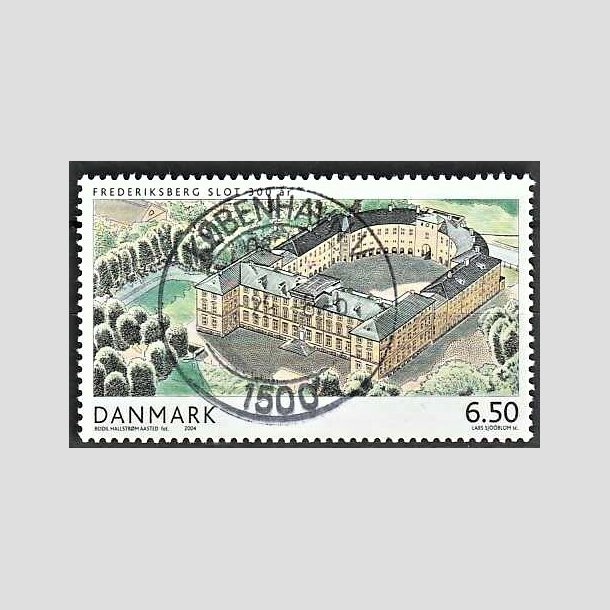 FRIMRKER DANMARK | 2004 - AFA 1393 - Frederiksberg Slot - 6,50 Kr. flerfarvet - Pragt Stemplet