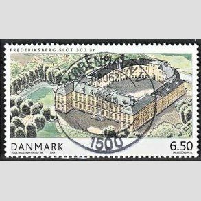 FRIM�RKER DANMARK | 2004 - AFA 1393 - Frederiksberg Slot - 6,50 Kr. flerfarvet - Pragt Stemplet