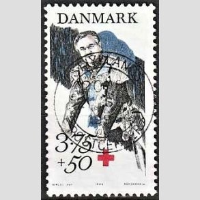 FRIMRKER DANMARK | 1994 - AFA 1069 - Prins Henrik 60 r. - 3,75 Kr. + 50 re flerfarvet - Pragt Stemplet