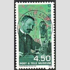 FRIM�RKER DANMARK | 1998 - AFA 1177 - Post og Tele Museet - 4,50 Kr. flerfarvet - Pragt Stemplet