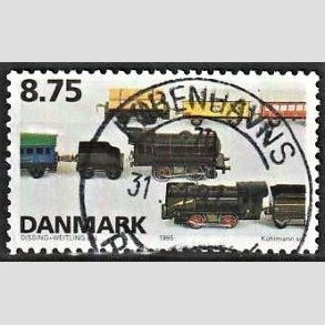FRIM�RKER DANMARK | 1995 - AFA 1105 - Dansk leget�j - 8,75 Kr. flerfarvet - Lux Stemplet