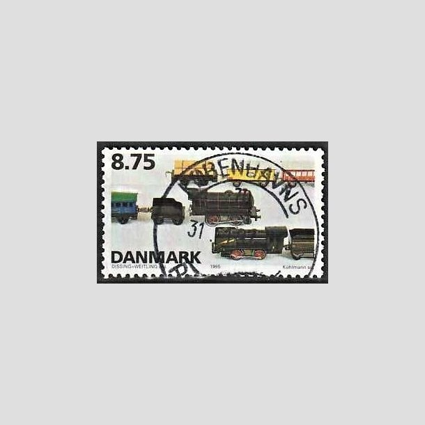 FRIMRKER DANMARK | 1995 - AFA 1105 - Dansk legetj - 8,75 Kr. flerfarvet - Lux Stemplet