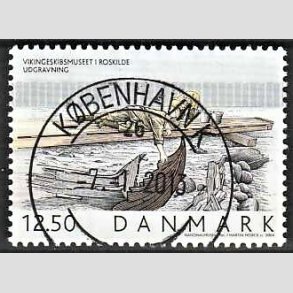 FRIM�RKER DANMARK | 2004 - AFA 1403 - Vikingeskibsmuseet - 12,50 Kr. Udgravning - Pragt Stemplet