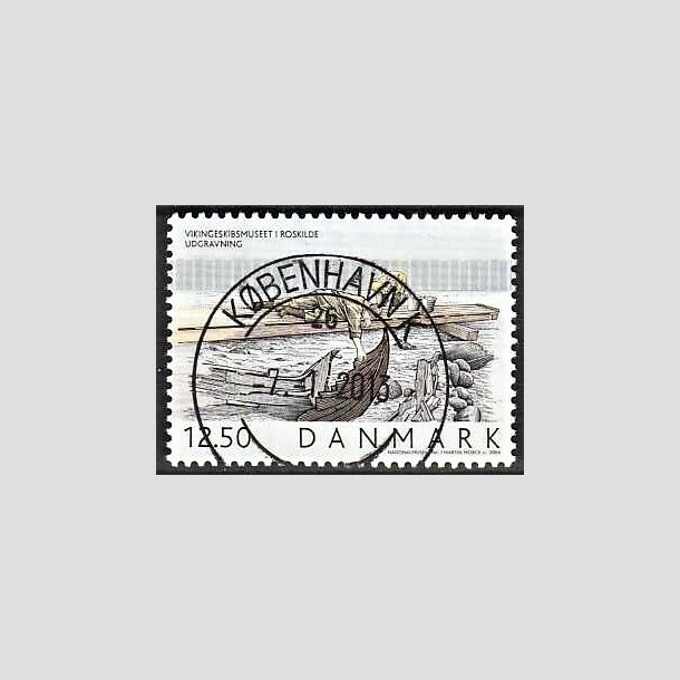 FRIMRKER DANMARK | 2004 - AFA 1403 - Vikingeskibsmuseet - 12,50 Kr. Udgravning - Pragt Stemplet