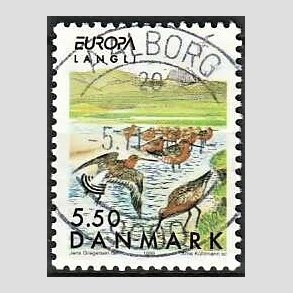 FRIM�RKER DANMARK | 1999 - AFA 1210 - Naturreservater - 5,50 Kr. Langli - Pragt Stemplet