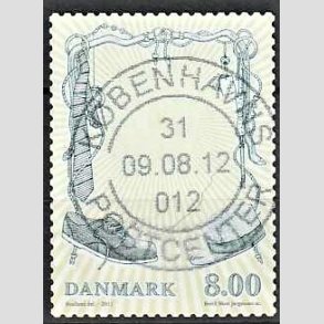 FRIM�RKER DANMARK | 2011 - AFA 1672 - Mode - 8,00 Kr. flerfarvet - Pragt Stemplet