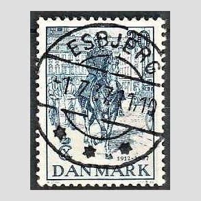 FRIMRKER DANMARK | 1937 - AFA 242 - Chr. X 25 re jubilum 30 re bl - Lux Stemplet Esbjerg