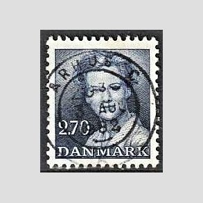 FRIMRKER DANMARK | 1982 - AFA 752 - Dronning Margrethe - 2,70 Kr. bl - Pragt Stemplet