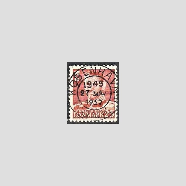 FRIMRKER DANMARK | 1950 - AFA 321 - Fr. IX 25 re rd - Lux Stemplet