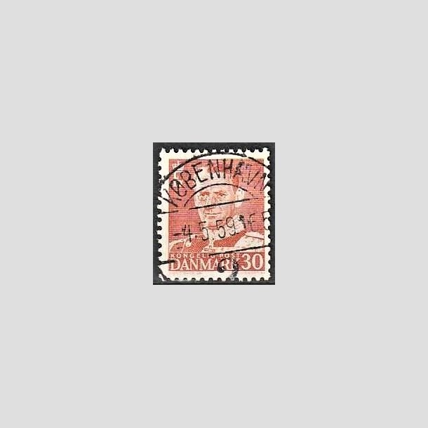 FRIMRKER DANMARK | 1952-53 - AFA 337 - Fr. IX 30 re rd - Lux Stemplet