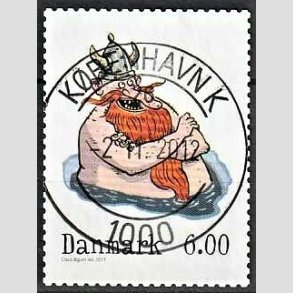 FRIM�RKER DANMARK | 2011 - AFA 1682 - Vintereventyr - 6,00 Kr. flerfarvet - Pragt Stemplet