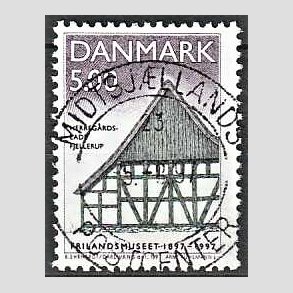 FRIM�RKER DANMARK | 1997 - AFA 1141 - Frilandsmuseet 100 �r - 5,00 Kr. herreg�rdslade - Pragt Stemplet