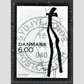 FRIM�RKER DANMARK | 2011 - AFA 1671 - Mode - 6,00 Kr. flerfarvet - Pragt Stemplet