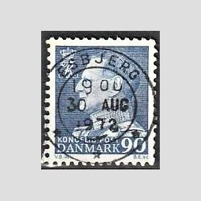 FRIMRKER DANMARK | 1967 - AFA 463F - Fr. IX 90 re bl - Lux Stemplet Esbjerg