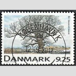 FRIM�RKER DANMARK | 1999 - AFA 1199 - Danske l�vtr�er - 9,25 Kr. Eg - Pragt Stemplet