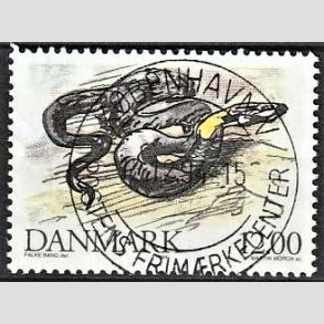 FRIM�RKER DANMARK | 1994 - AFA 1080 - Truede danske dyr - 12,00 Kr. snog - Pragt Stemplet