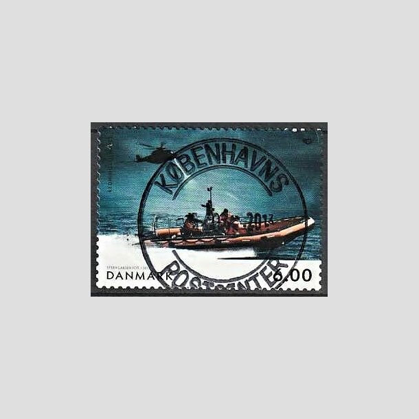 FRIMRKER DANMARK | 2012 - AFA 1698 - Norden ved havet - 6,00 Kr. flerfarvet - Pragt Stemplet