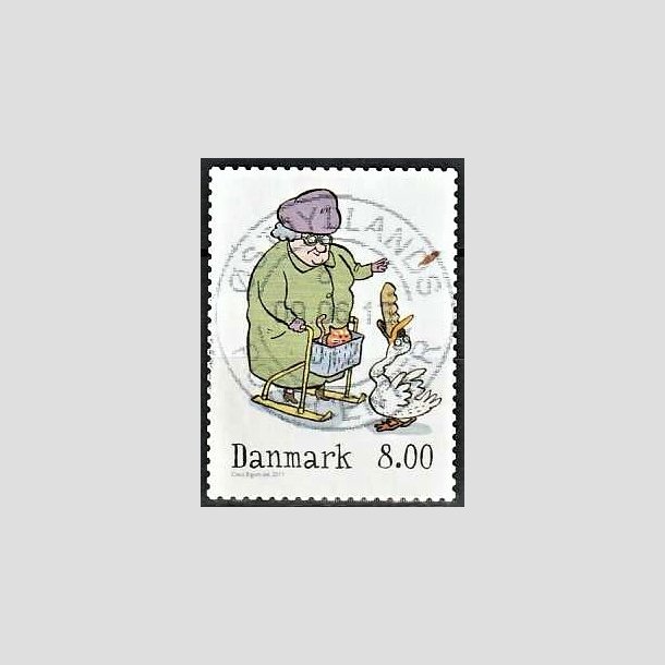 FRIMRKER DANMARK | 2011 - AFA 1683 - Vintereventyr - 8,00 Kr. flerfarvet - Pragt Stemplet