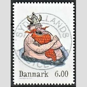 FRIM�RKER DANMARK | 2011 - AFA 1682a - Vintereventyr - 6,00 Kr. flerfarvet - Pragt Stemplet