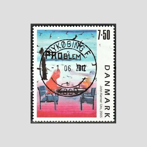 FRIMRKER DANMARK | 2005 - AFA 1441 - Frimrkekunst 8. - 7,50 Kr. John Krner - Pragt Stemplet