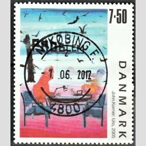FRIMRKER DANMARK | 2005 - AFA 1441 - Frimrkekunst 8. - 7,50 Kr. John Krner - Pragt Stemplet