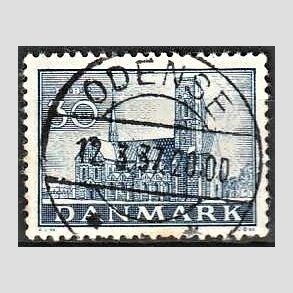 FRIM�RKER DANMARK | 1936 - AFA 233 - Reformationen 30 �re bl� - Lux Stemplet Odense