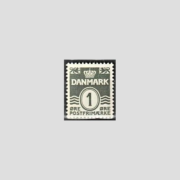 FRIMRKER DANMARK | 1933 - AFA 196 - Blgelinie 1 re grnligsort type I - Postfrisk
