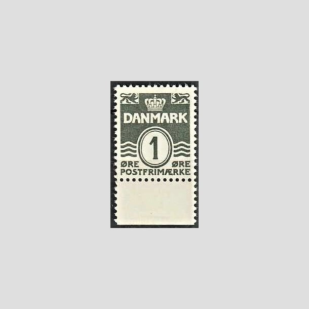 FRIMRKER DANMARK | 1933 - AFA 196 - Blgelinie 1 re grnligsort type I - Postfrisk
