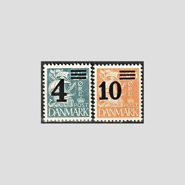 FRIMRKER DANMARK | 1934 - AFA 221,222 - 4/25 + 10/30 re i st - Postfrisk
