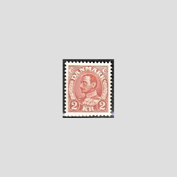 FRIMRKER DANMARK | 1934 - AFA 212 - Chr. X 2 Kr. brunrd - Postfrisk