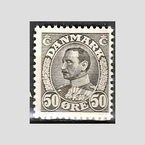 FRIMRKER DANMARK | 1934 - AFA 209 - Chr. X 50 re gr - Postfrisk