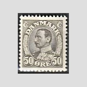 FRIMRKER DANMARK | 1934 - AFA 209 - Chr. X 50 re gr - Postfrisk