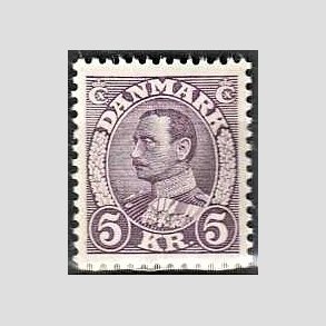 FRIMRKER DANMARK | 1934 - AFA 213 - Chr. X 5 Kr. violet - Postfrisk