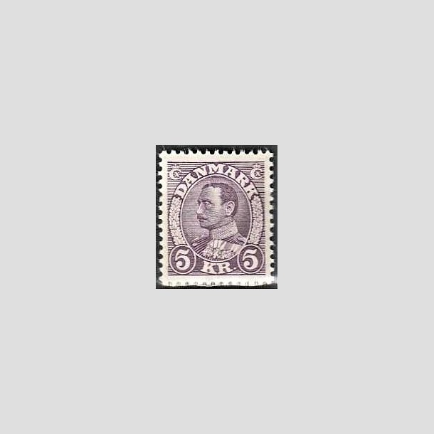 FRIMRKER DANMARK | 1934 - AFA 213 - Chr. X 5 Kr. violet - Postfrisk