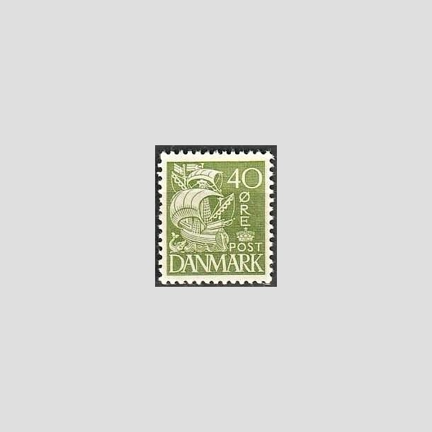 FRIMRKER DANMARK | 1933 - AFA 208 - Karavel 40 re grn Type I - Postfrisk