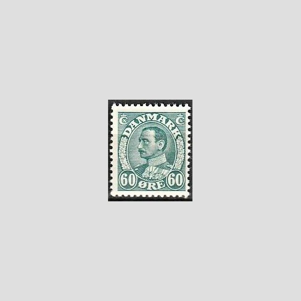 FRIMRKER DANMARK | 1934 - AFA 210 - Chr. X 60 re blgrn - Postfrisk