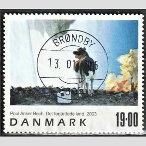 FRIMRKER DANMARK | 2003 - AFA 1362 - Frimrkekunst 6. - 19,00 Kr. Poul Anker Bech - Pragt Stemplet