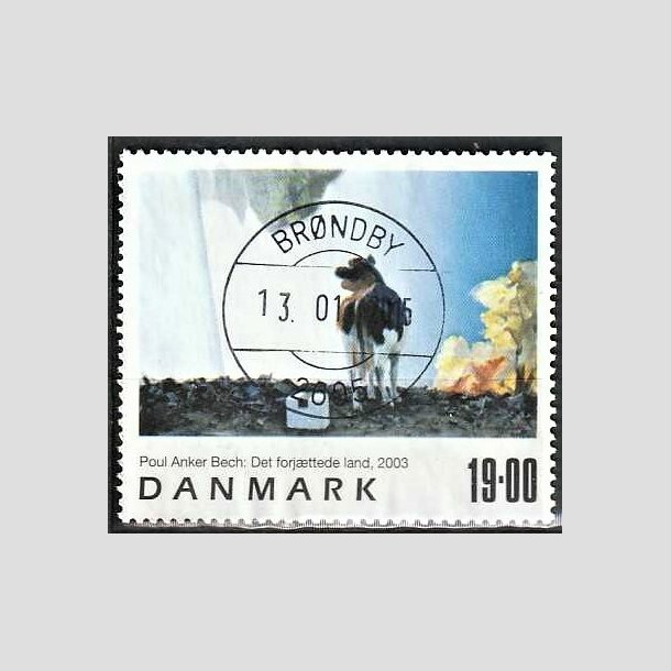 FRIMRKER DANMARK | 2003 - AFA 1362 - Frimrkekunst 6. - 19,00 Kr. Poul Anker Bech - Pragt Stemplet