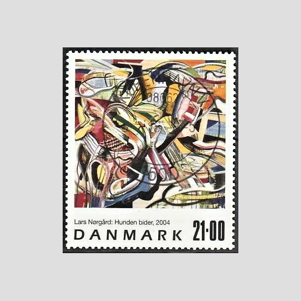 FRIMRKER DANMARK | 2004 - AFA 1399 - Frimrkekunst - 21,00 Kr. flerfarvet - Pragt Stemplet