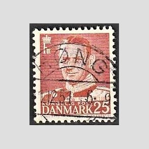 FRIMRKER DANMARK | 1950 - AFA 321 - Fr. IX 25 re rd - Lux Stemplet