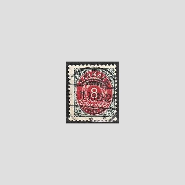 FRIMRKER DANMARK | 1895 - AFA 25B - 8 re gr/rd - Lux Stemplet Varde