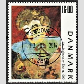 FRIMRKER DANMARK | 1999 - AFA 1219 - Frimrkekunst 2. - 16,00 Kr. 