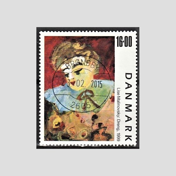 FRIMRKER DANMARK | 1999 - AFA 1219 - Frimrkekunst 2. - 16,00 Kr. "Dreng" - Pragt Stemplet