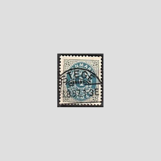 FRIMRKER DANMARK | 1895 - AFA 23B - 4 re gr/bl - Lux Stemplet