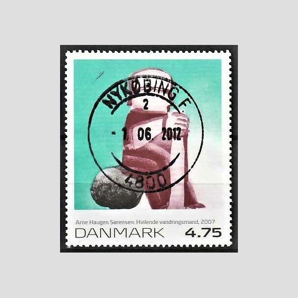 FRIMRKER DANMARK | 2007 - AFA 1508 - Frimrkekunst 10. - 4,75 Kr. Arne Hauge Srensen - Pragt Stemplet Nykbing F