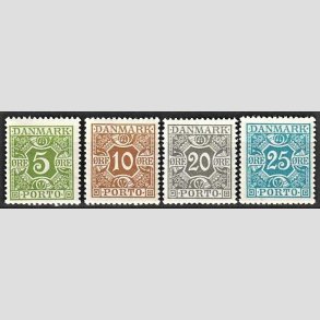 FRIMRKER DANMARK | 1930 - AFA 20,22,23,24 - 5,10,20,25 re - Postfrisk