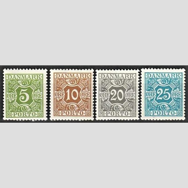 FRIMRKER DANMARK | 1930 - AFA 20,22,23,24 - 5,10,20,25 re - Postfrisk
