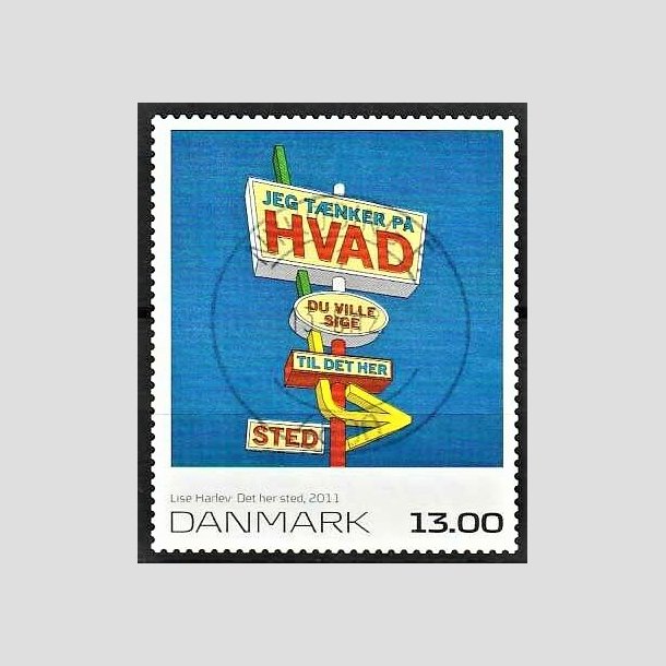 FRIMRKER DANMARK | 2011 - AFA 1651E - Frimrkekunst 15 - 13,00 Kr. flerfarvet - Lux Stemplet