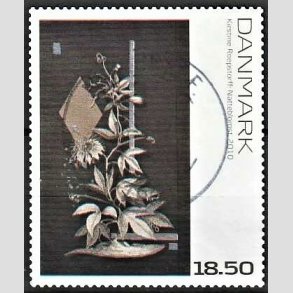 FRIMRKER DANMARK | 2010 - AFA 1631E - Frimrkekunst 14. - 18,50 Kr. flerfarvet - Pragt Stemplet